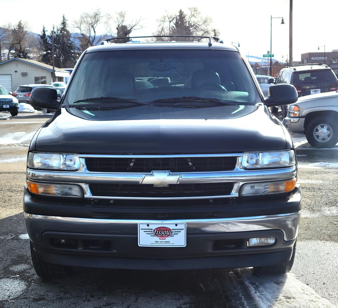 2006 Black /Tan Chevrolet Tahoe LT (1GNEK13Z76R) with an 5.3L V8 engine, Automatic transmission, located at 450 N Russell, Missoula, MT, 59801, (406) 543-6600, 46.874496, -114.017433 - Great Running Tahoe 4WD. 3rd Row Seat. Power Sunroof. Rear Entertainment. Power Heated Front Seats. Leather Seats. Front and Rear Climate Control. Running Boards. Cruise Control. Tilt. - Photo#2